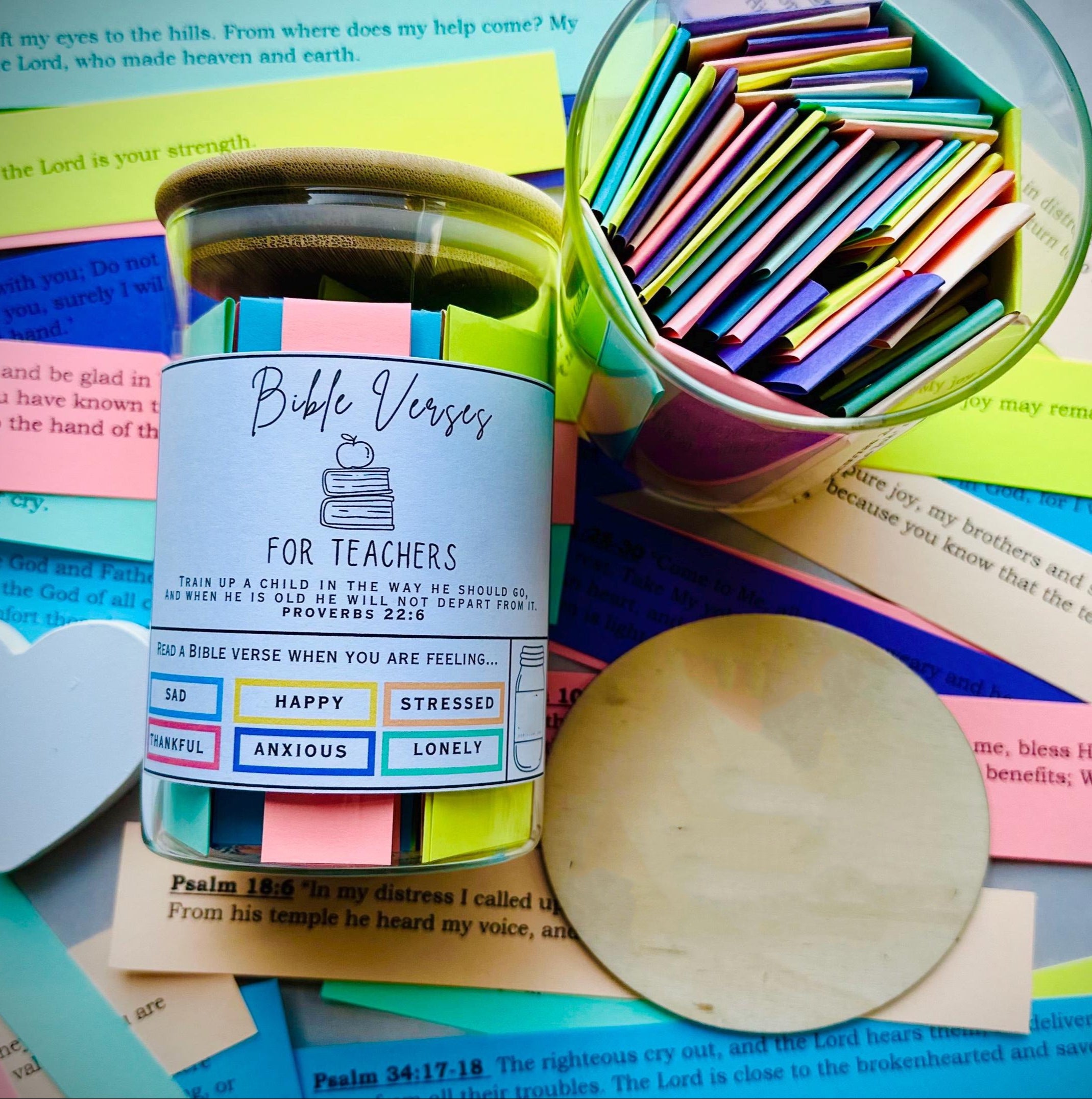 TEACHER Read Me When Jar, Back to school gift, teacher appreciation gift, Gift for teacher, Bible Verse Jar for Teacher, Teacher Christmas